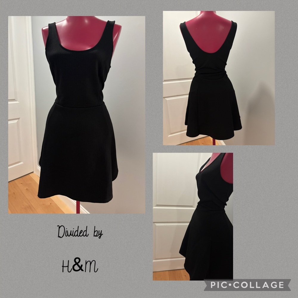 H&M Chic Black Mini Dress 10